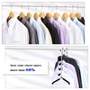 Hangers Space Saving Clothes Hanger 2 Packs Swing Arm Non