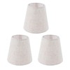 3PCS Linen Cloth Lamp Shade E14 Meson Lampshade for Candle