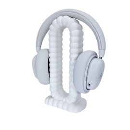 Cloud Headphone Stand - Gaming Headset Holder - Desktop Earphone Hanger, Cute Kawaii Headphone Hanger for Sony, Bose, Apple, Gaming Headphones Display (White)