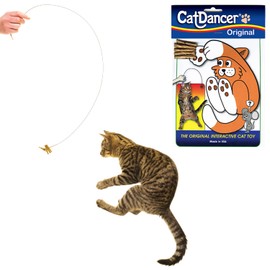 Cat Dancer Whisker and Interactive Toy Combo - Fun and Fitness for Your Furry Friend - Engaging Paper Wand and Whisker for Playful Cats