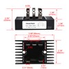 Heschen 3 Phase Bridge Rectifier SQL-100A Diode Module 100A 5