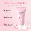 Hidratante Cuidado Facial Limpiador, Sakura Facial Wash 1pcs