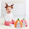 Rabbit Cuddly Toy Hide and Hide, Plush Toy Rabbit Carrot,