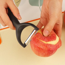 Apple Peeler,Set of 4 Sharp Stainless Steel Quick Peelers，Peelers for Kitchen, Y-Shaped Traditional Potato Peeler，Easy Potato Peele，Suitable for Rotary Peeling of Fruits and Vegetables, Non-Slip