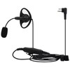 Retevis Walkie Talkie Headset with Boom Mic D Shape Double