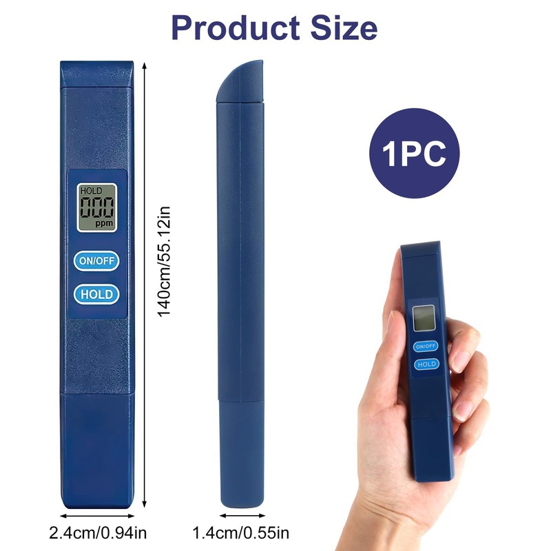 TDS Meter Digital Water Tester, Water Testing Kits 0-9990 Ppm