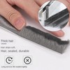 Weather Stripping Brush, 32.8FT Pile Self Adhesive Weather Stripping, Weatherstrip