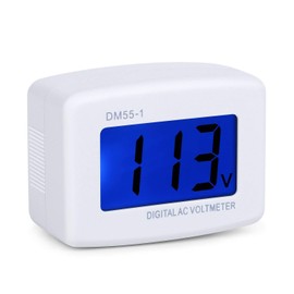 ICQUANZX AC80-300VLCD Digital Voltmeter, Voltage Measurement Monitor, Voltmeter, Outlet Voltage Monitor, Power Line Voltage Testing, Voltage Measurement for Home, Laboratory, Factory