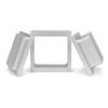 Pre-Press Aluminium Mold & Pressing Mold (Silver 2.5x2.5)
