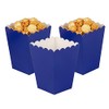 Ainmto 24PCS Navy Blue Popcorn Boxes Mini Paper Popcorn Containers