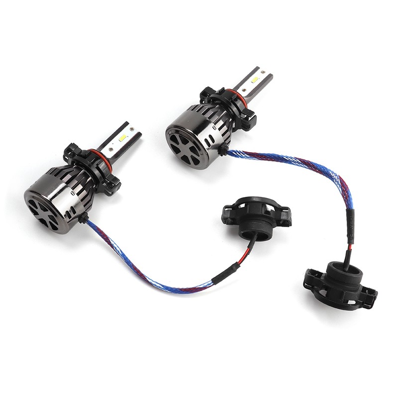 2PCS 60W White Light Car LED Integrated Headlights SuperSpotlight Built