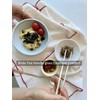 cozymomdeco Korean Made Traditional Utensil Flatware Simple Design Gold Color