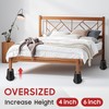 MixDora Bed Risers 4, 6 Inch Stackable Furniture Risers Heavy