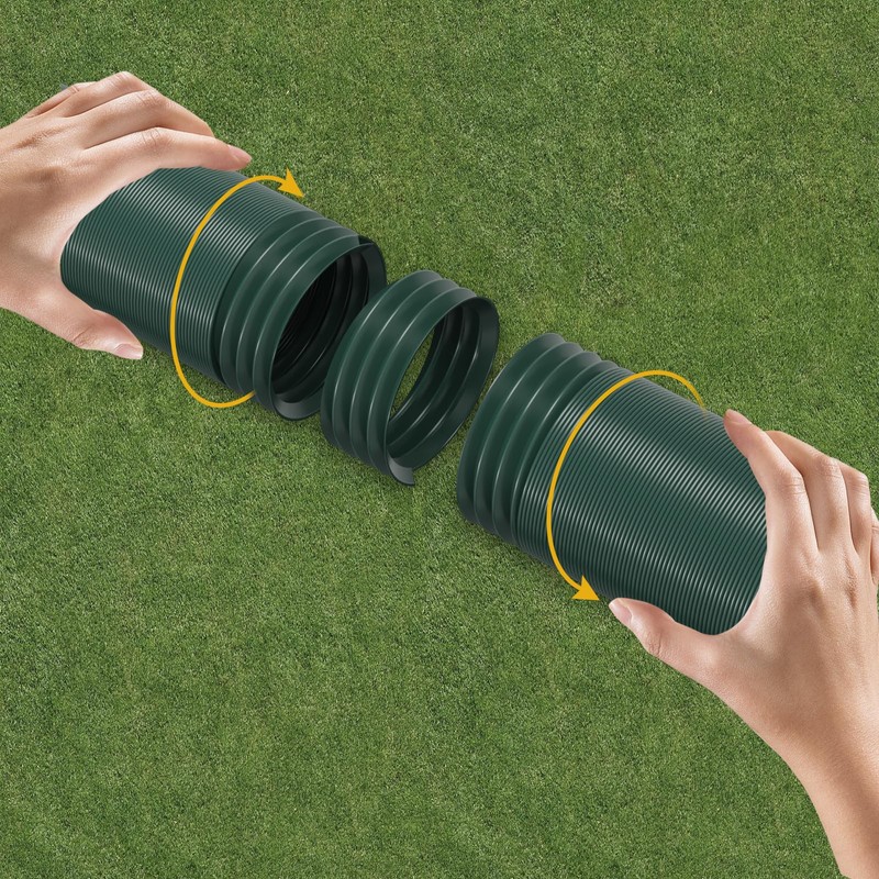 plusgutter Gutter Downspout Extensions Auxiliary Connector, Extra Connector to Connect