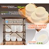 PetriStor 5 pcs Soft Cheese Mold for Cheese Making 0.8QT