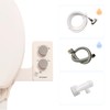 TUSHY Spa Self-Cleaning Warm Water Toilet Bidet Attachment. Adjustable Nozzle,
