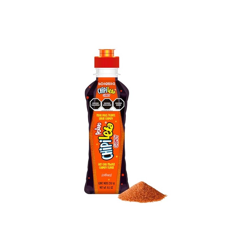 Botellita Chipileta Chamoy - Polvo dulce picante sabor chamoy -