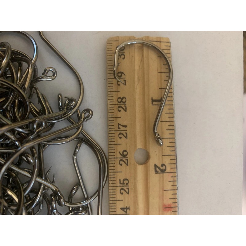 Matzuo 100 4/0 Octopus Circle Hooks Black Chrome BLN Ultra