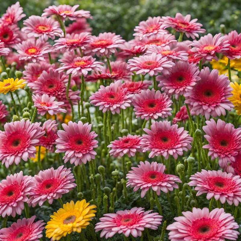 100+ Gerbera Seeds: Mix of Pink, Yellow, More for Long-Lasting