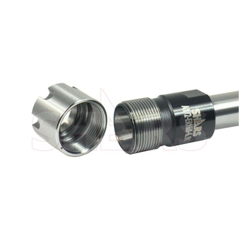 Shars ER16 1/2" Straight Shank ER Mini Nut Collet Chuck