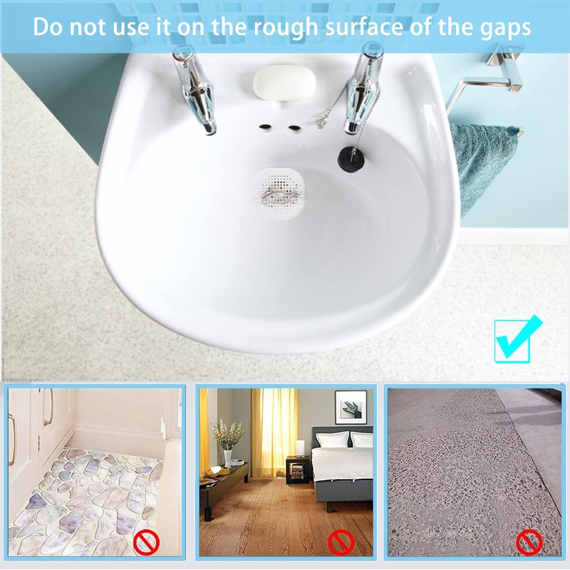 4 Pack Drain Hair Catcher Durable Silicone Hair Stopper Shower