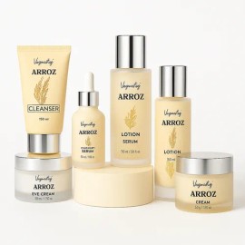 Kit Skincare Arroz Sérum Crema Tónico Vogirlog