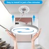 OPPEARL [4 Pieces Lamp with Motion Sensor Indoor 23 cm,
