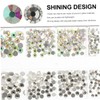 Healeved 3sets Nail Bling Rhinestones for Crafts Diamond Stones for