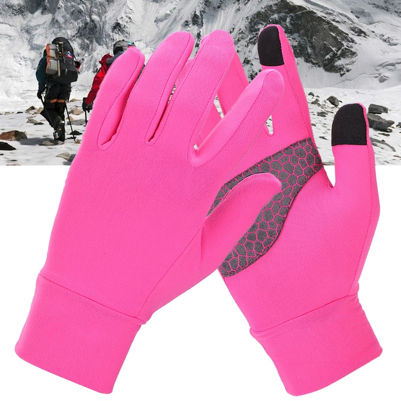 Winter Thick Thermal Warm Full Finger Gloves for Running Skiing