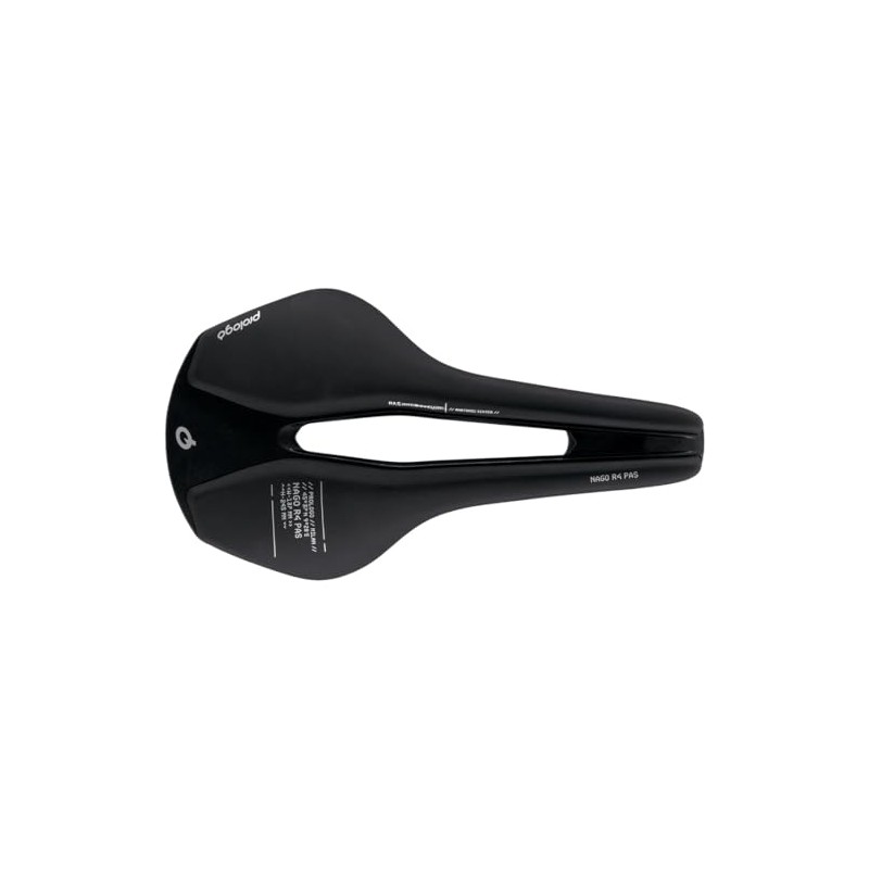 Prologo Nago R4 PAS Tirox Road Saddle, Hard Black, 137mm