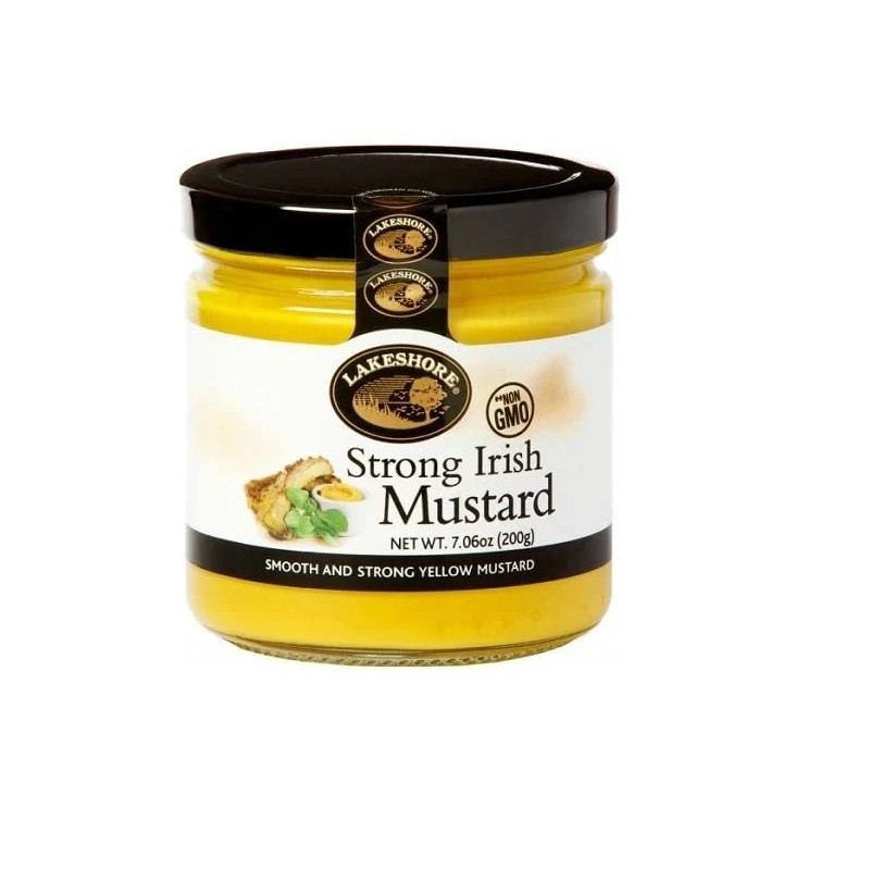 FOXCUP Lakeshore Strong Irish Mustard 7.7 oz. jar by Lakeshore