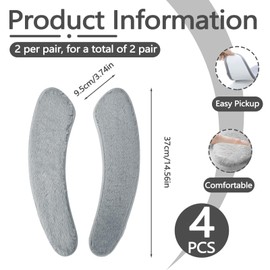 Bagentry Flannel Elongated Toilet Seat Cushion Warmer, Soft Padded Toilet Seat Covers Washable Lid Cushioned Pad with Memory Foam Reusable Adhesive for Seniors Bathroom Winter A