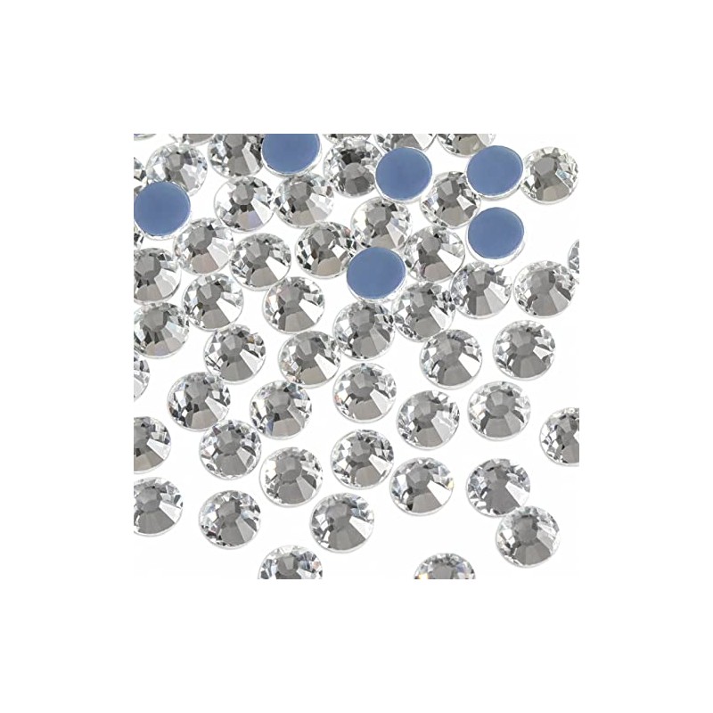 Beadsland Hotfix Rhinestones, 1440pcs Flatback Crystal Rhinestones for Crafts Clothes