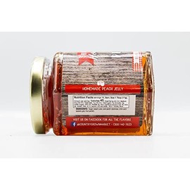 Peach Jelly 11.5 oz | Pack of 2 | Nebraska Home Grown Ingredients | Nutt Family Jams & Jellies