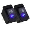 Qiorange Car 35A 12V Car Switch Waterproof Illuminated LED Blue