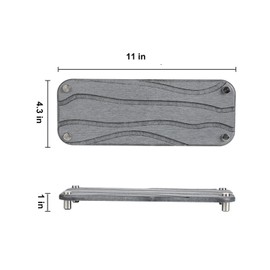 Instant Dry Sink Caddy - Modern Kitchen and Bathroom Organizer, Fast Drying Sponge Holder and Home Decor Tray - 2PCS