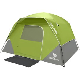 CAMEL CROWN Tents for Camping 4/8 Person Waterproof Quick Setup Folding Outdoor Backpacking Tents 4 People Family Hiking