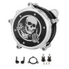Motorcycle Air Cleaner Skull Style Air Filter Kit Fit for