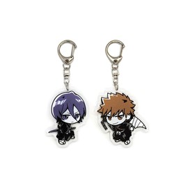 EBTY DREAMS Inc. - Set of 2 Bleac Acrylic Keychain Ichigo, Kuchiki Rukia v2