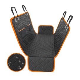 Smouatou Dog Car Seat Cover for Back Seat, Sturdy Backseat Extender for Dogs,New Scratch Resistant, Anti Slip Portable Dog Hammock,Suitable for Cars and SUVs,Car Travel Pet Bed (S)