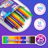 Topus 150Pcs 3D Pen Filament Refills Compatible with 3Doodler Start+