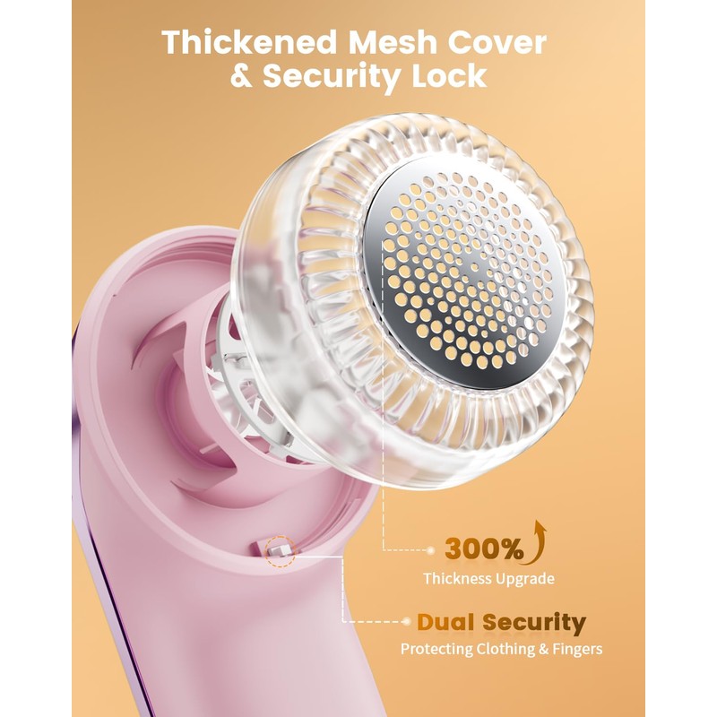 coldSky Fabric Shaver, Rechargeable Lint Shaver with Digital Display, Portable