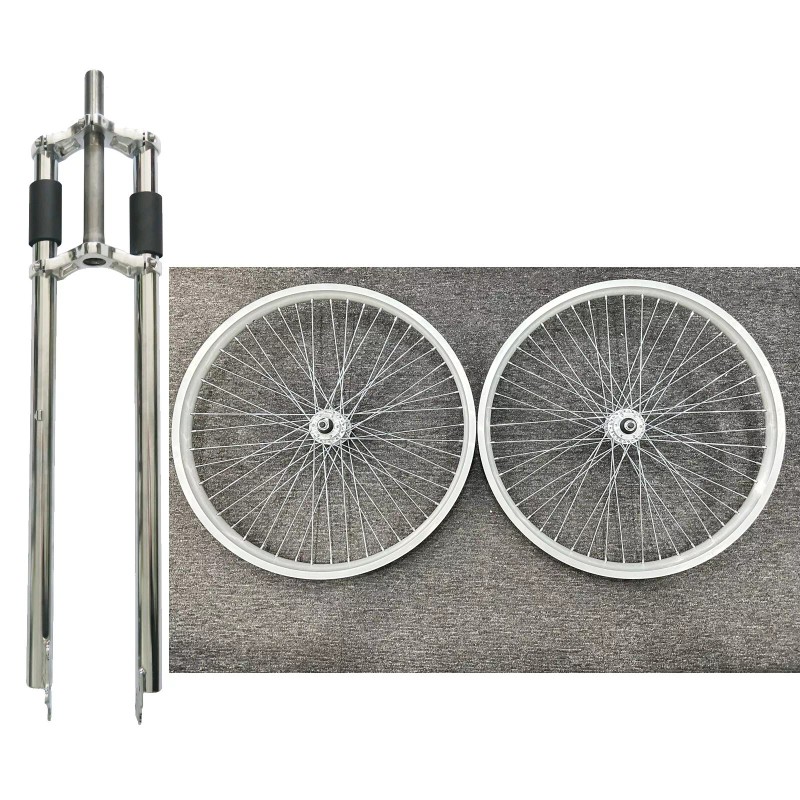 DONSP1986 26" Bicycle Fork, 1" Threaded (NON)Suspensio - 12G 48S