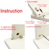 30 Packs Furniture Board Cam Fitting with Dowel and Pre-Inserted