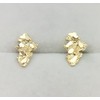 10k Yellow Gold Small Nugget Earrings