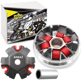 Area1 Tuning Variomatic Variator for 50 cc 2-Stroke. Compatible with Speedfight 3 Speedfight 4 Jetforce Citystar, Django Elystar Ludix Kisbee Looxor New Vivacity TKR Streetzone