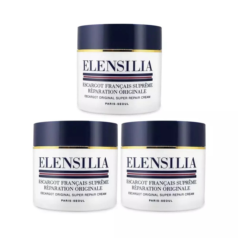 Ellensilia 엘렌실라 슈퍼달팽이크림 50g 에스카르고 탄력 주름 개선 3개 S1
