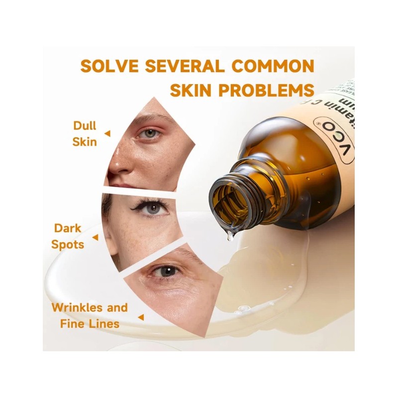 VGO Vitamin C Vitamin E Facial Serum, 30ml / 1.01oz