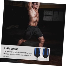 Mipcase 1pair Fitness Padded Ankle Straps for Leg Workouts Comfortable Design for Kickbacks Lunges and Thigh Training Pack