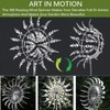 Generic Shirem Magical Metal Windmill, Kinetic Wind Sculptures & Spinners,